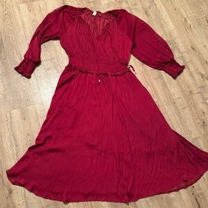 Elie Tahari Perfect Red Dress Size L/XL
